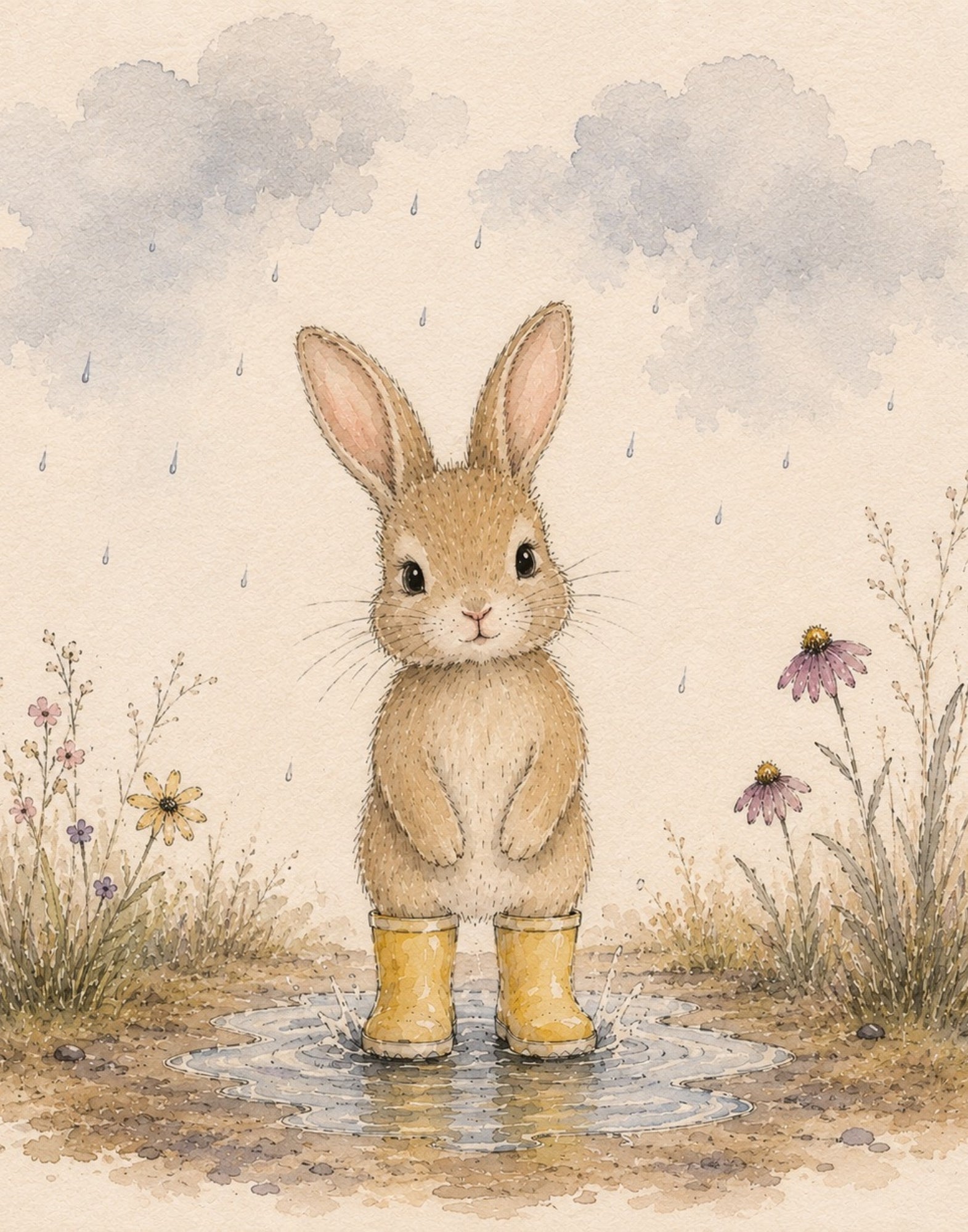 Bunny in Boots Digital Art