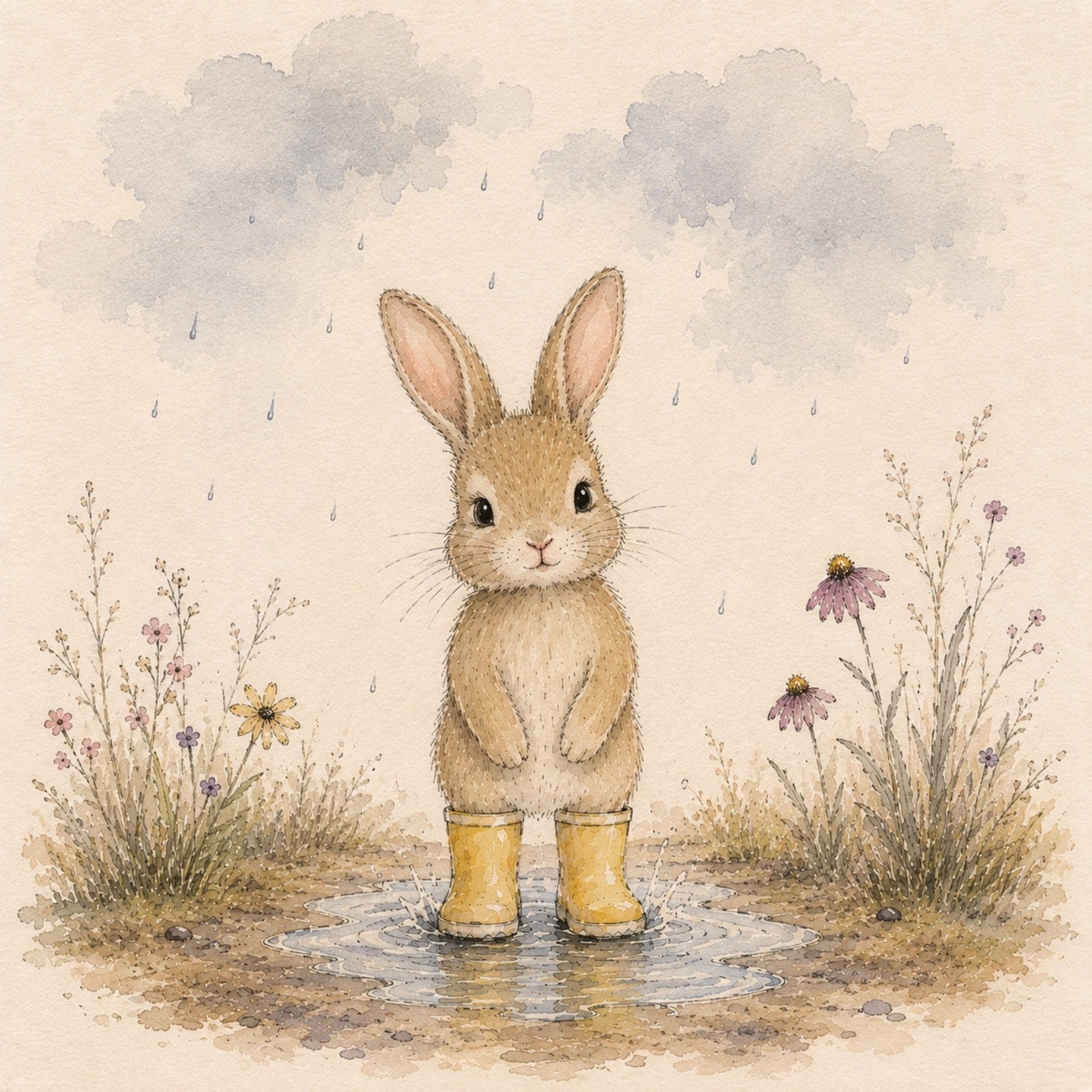 Bunny in Boots Digital Art