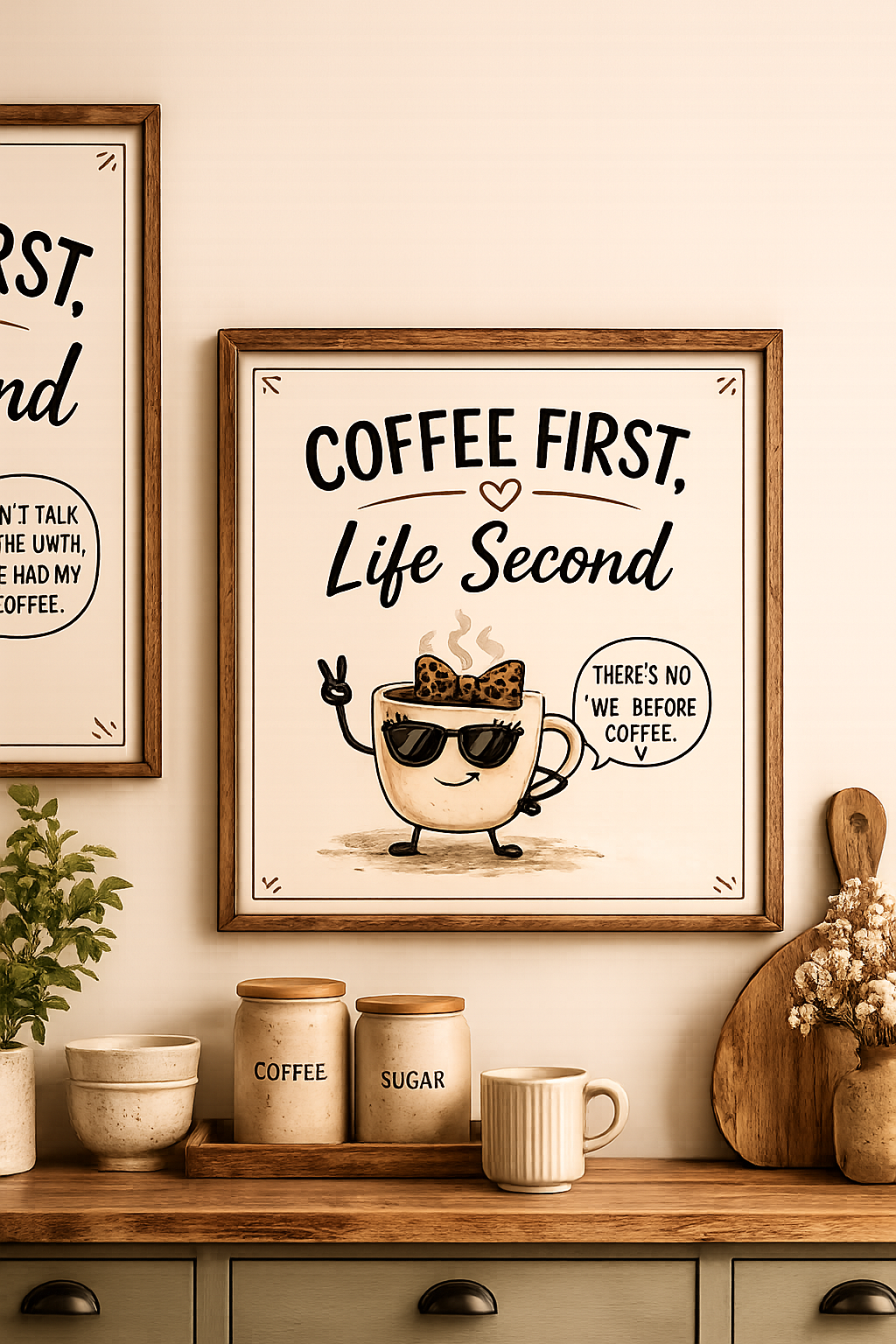 Coffee First, Life Second for Ladies Digital Art