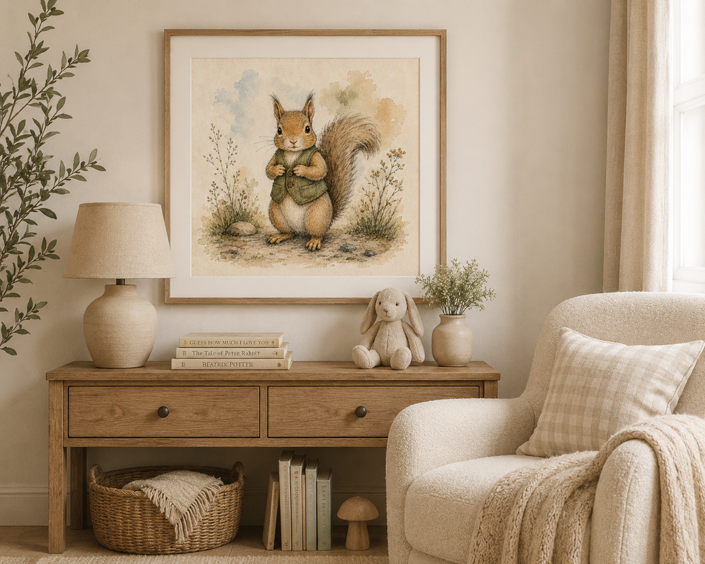 Squirrel in a Vest Digital Art
