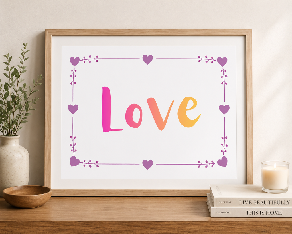 Rainbow Love Digital Art