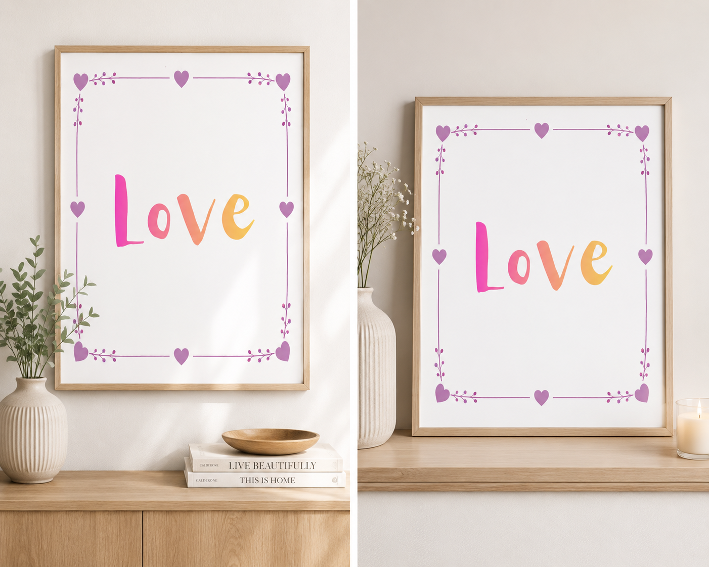 Rainbow Love Digital Art