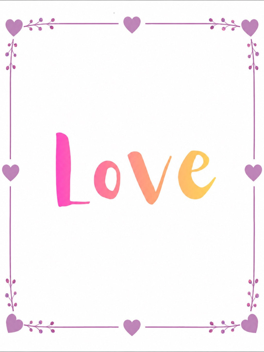 Rainbow Love Digital Art