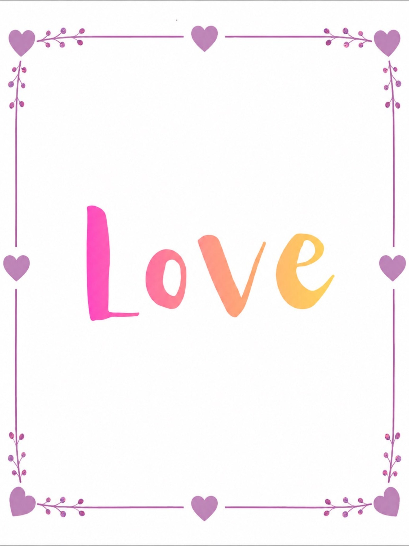 Rainbow Love Digital Art