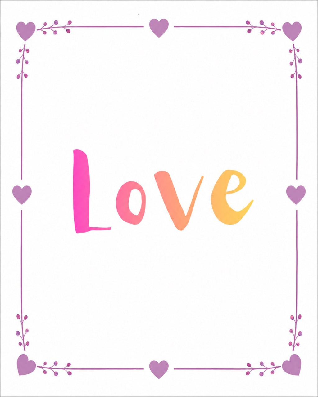 Rainbow Love Digital Art