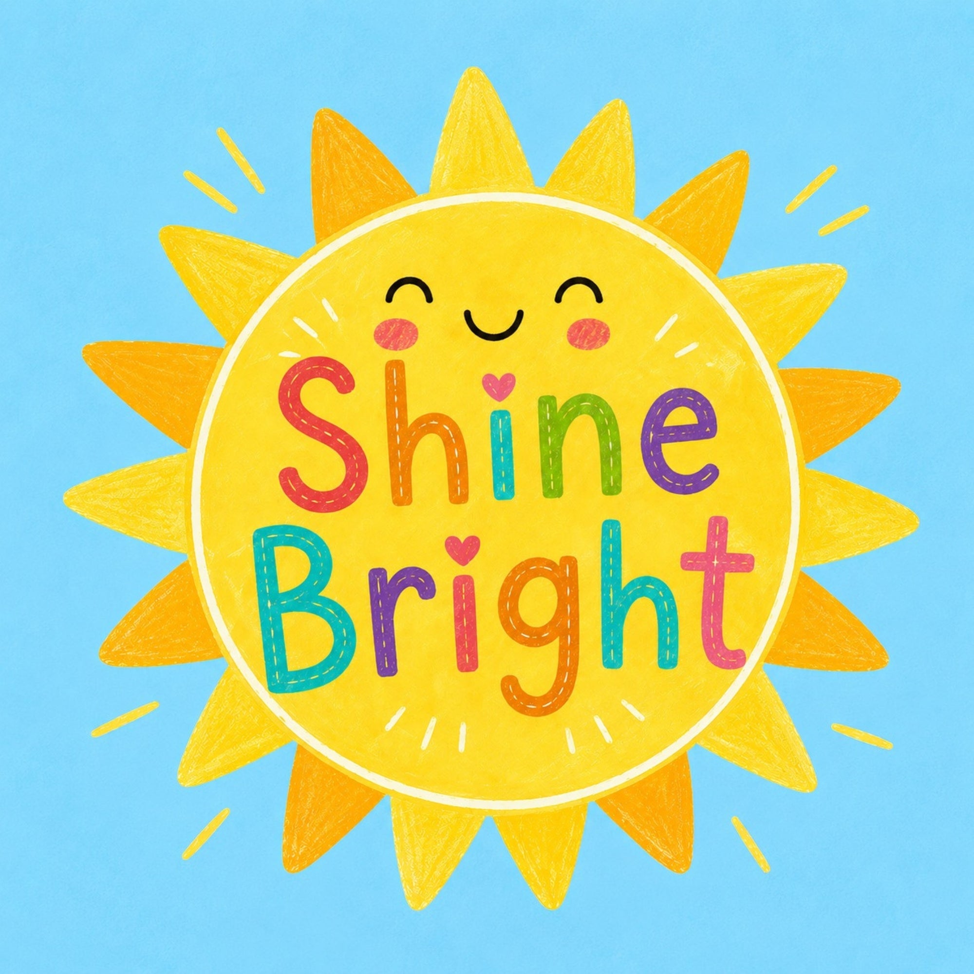 Shine Bright, Blue Digital Art